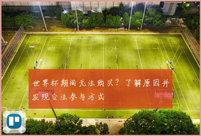世界杯期间无法购买？了解原因并发现合法参与方式